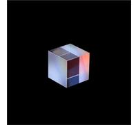 Cristal Optique, Prisme dichroïque Couleur K9 de 25 mm - Cube Poli à Quatre Faces for expériences pédagogiques et Effets Arc-en-Ciel