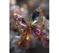 Cristal Papillon, Puzzle 6000 Pieces Adultes YHPGL5-353 | Impossible Puzzle Classique, Difficile Défi Puzzles, Jeux Éducatif Familiaux, pour Jeux Anti-Stress, Décoration Murale Cadeau