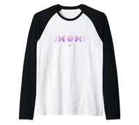 Cristal Pastel Phases de Lune Astrologie esthétique céleste Manche Raglan