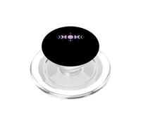 Cristal Pastel Phases de Lune Astrologie esthétique céleste PopSockets PopGrip pour MagSafe