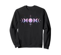 Cristal Pastel Phases de Lune Astrologie esthétique céleste Sweatshirt