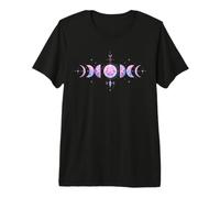 Cristal Pastel Phases de Lune Astrologie esthétique céleste T-Shirt Haut de Gamme