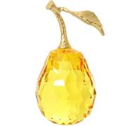 Cristal, Poire, Verre, Presse-Papier, Photographie, Accessoires, Souvenirs De Vacances, Amis, Cadeaux, Décorations pour La Maison, Yellow, 1pc
