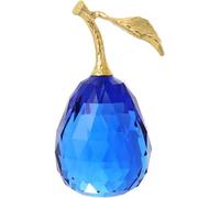 Cristal, Poire, Verre, Presse-Papier, Photographie, Accessoires, Souvenirs De Vacances, Amis, Cadeaux, Décorations pour La Maison, Blue, 1pc