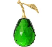 Cristal, Poire, Verre, Presse-Papier, Photographie, Accessoires, Souvenirs De Vacances, Amis, Cadeaux, Décorations pour La Maison, Green, 1pc