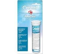 Cristal Pooltest 50 Teststrips Mesure Analyse D'Eau Kit De Test Mesure De Chlore