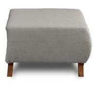 Cristal - pouf modulable - 65 cm - en velours côtelé - Gris clair Gris clair G