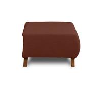 Cristal - pouf modulable - 65 cm - en velours côtelé - Terracotta
