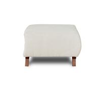 Cristal - pouf modulable - 65 cm - en velours texturé - Beige