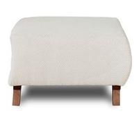 Cristal - pouf modulable - 65 cm - en velours texturé - Beige