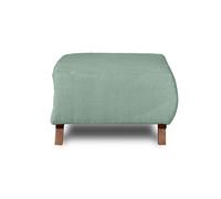 Cristal - pouf modulable - 65 cm - en velours texturé - Bleu