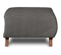 Cristal - pouf modulable - 65 cm - en velours texturé - Gris foncé Gris foncé