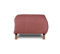 Cristal - pouf modulable - 65 cm - en velours texturé - Rose