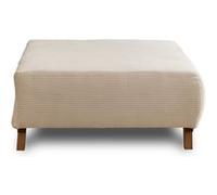 Bestmobilier - Pouf Modulable Cristal en Velours Côtelé Beige - Salon