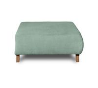 Cristal - pouf modulable - 95 cm - en velours texturé - Bleu