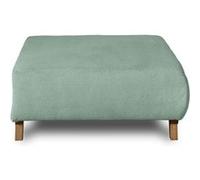 Cristal - pouf modulable - 95 cm - en velours texturé - Bleu Bleu G