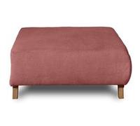 Cristal - pouf modulable - 95 cm - en velours texturé - Rose