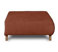 Cristal - pouf modulable - 95 cm - en velours texturé - Terracotta Terracotta
