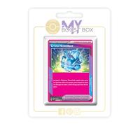 Cristal Scintillant 142/142 Dresseur High-Tech Holo - Myboost X Écarlate et Violet 7 Couronne Stellaire - Coffret de 10 Cartes Pokémon Françaises