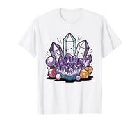 Cristal Sélénite Cristaux De Guérison Collectionneuse T-Shirt