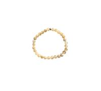 CRISTAL THERAPIE-Bracelet Jade jaune 4mm
