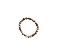 CRISTAL THERAPIE&NBSP;-Bracelet jaspe paysagé pour homme 8mm