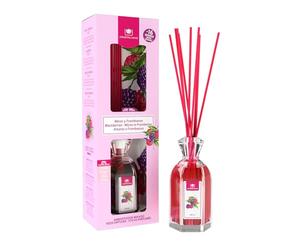 CRISTALINAS Désodorisant Classique. Diffuseur avec bâtonnets en rotin. Formule sans Alcool. Durée maximale, Plus de 16 semaines. Parfum de Mûres et Framboises. (180ml)