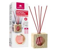 CRISTALINAS Désodorisant pour la Maison Mikado Wooden Cube absorbeur d'odeurs 30ml - Parfum de Fruits Rouges