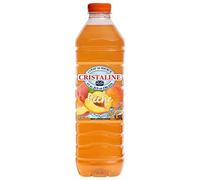 CRISTALINE - Cristaline au jus de pêche pet 1.5l - Quatre Articles