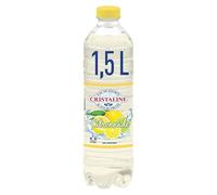 CRISTALINE - Eau Aromatisée Au Jus Citronnade 1.5L - Lot De 4 - Livraison Gratuite