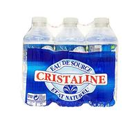 Cristaline Eau de Source Etat Naturel 6 x 50 cl