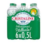 Cristaline Eau De Source Gazeifiee - Le pack de 6x50cl