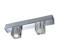 CRISTALRECORD Bande à deux lumières HYDROS avec abat-jour en verre CR 43-602-01-001