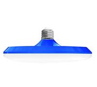 CristalRecord Circline Ampoule LED Kobo décorative avec lumière chaude E27, 18 W, bleu, 83 x 198 mm