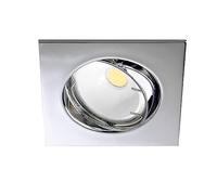 CristalRecord Eclo - Spot encastrable, carré basculant 30, finition chrome
