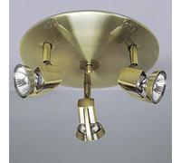 Cristalrecord Plafonnier cuir 3 spots Arco 001-2000-3-056