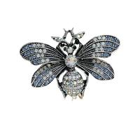 Cristaux à la mode papillon papillon broche Styles rétro alliage insectes broche bijoux pour adultes alliage bijoux