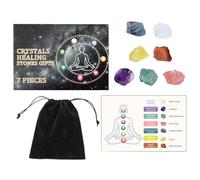 Cristaux bruts, pierres chakra, pierre précieuse brute en pierre naturelle | blanc/rose, améthyste, aventurine verte/rouge, fluorite colorée, citrine pour l'abondance et la prospérité