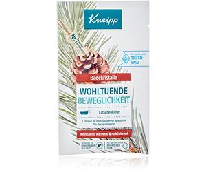 Cristaux de bain Kneipp pour une mobilité apaisante - sel de bain - sel naturel de Saline Luisenhall & huiles essentielles pures de pin de montagne, rasmary & sapin - sans microplastiques - 60g