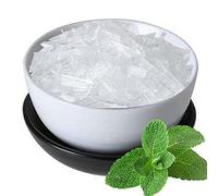 Cristaux de Menthol - 50gr - Effet rafraîchissant et rafraîchissant, Utilisé comme ingrédient dans la formulation cosmétique, accessoires de sauna, infusion de sauna, huile de menthe 100% naturelle
