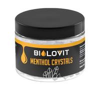 Cristaux de menthol Bilovit 200 g, menthol cristallin 100%, pour sauna, arôme intense de menthol