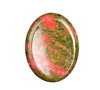 Cristaux de pierre de préoccupation et pierres de guérison - Pierres anti-stress pour soulager le stress - Cristal de Piedra pour la méditation - Cadeau d'anniversaire (11 pièces) (Unakite)