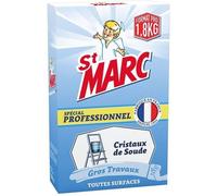 Cristaux de soude - ST MARC - Pro - 1 8 kg - Nettoyage intérieur et extérieur - Multi-usages
