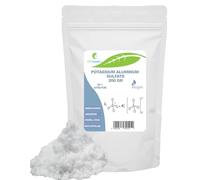 Cristaux de sulfate d'aluminium et de potassium extra purs à 99% (Potassium aluminium sulfate) - 200 gr - Usage cosmétique et soins personnels, purification de l'eau, mordant textile