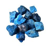 Cristaux Et Pierres En Vrac Pierre concassée en cristal naturel bleu phosphore gris pierre diffuseur aromathérapie for ornements de bureau à domicile Fournitures De Culbutage De Roche(2-3cm100g,1000g)