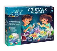 Cristaux Magiques - SENTOSPHERE - Collection de minéraux - 10 expériences - Cristallisation - Dès 8 ans