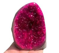 Cristaux - Pierres précieuses - Géode rose - Quartz - Un spécimen de cristal naturel étincelant - Décoration d'intérieur de style bohème (100-200 g)