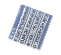 Cristaux transparents en silicone pour nail art avec adorables formes de lapins pour une utilisation professionnelle en salon