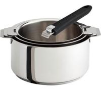 Cristel - Batterie De Cuisine 3 Casseroles Amovibles 16 A 20cm