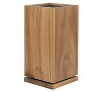 Cristel | Bloc à Couteaux Carré Rotatif En Bois D'acacia